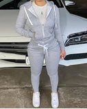 Gray Jogger Set